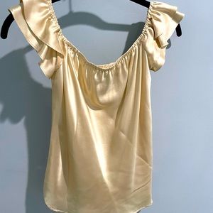 REFORMATION silk top